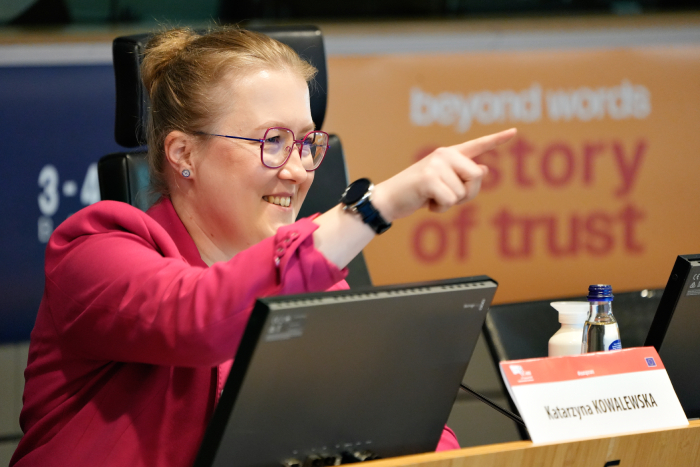 Kasia Kowalewska social media trainer in Brussels